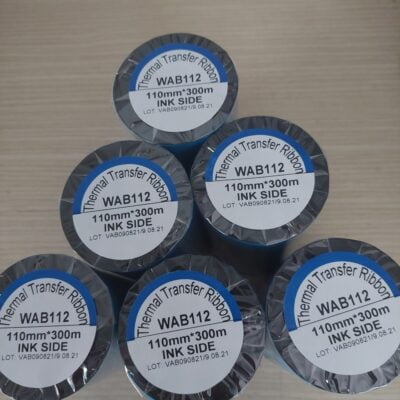 Ribbon mực in mã vạch wax premium 110mm x 300m